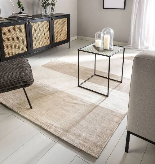 Elegant Silk Wool Viscose Rugs