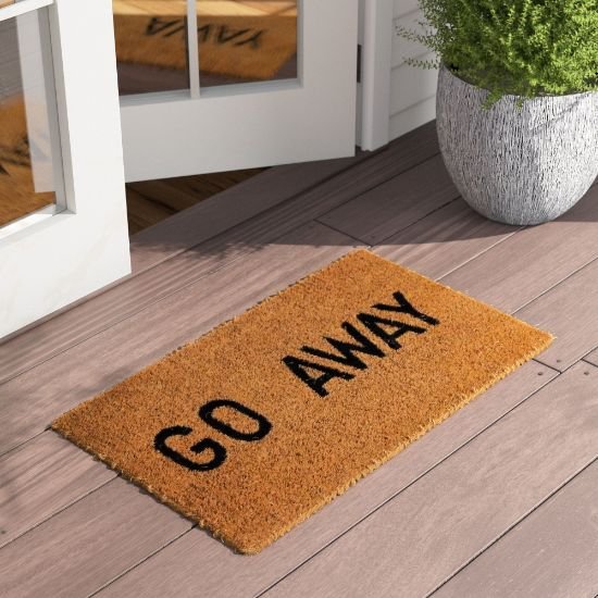 Go Away Doormat