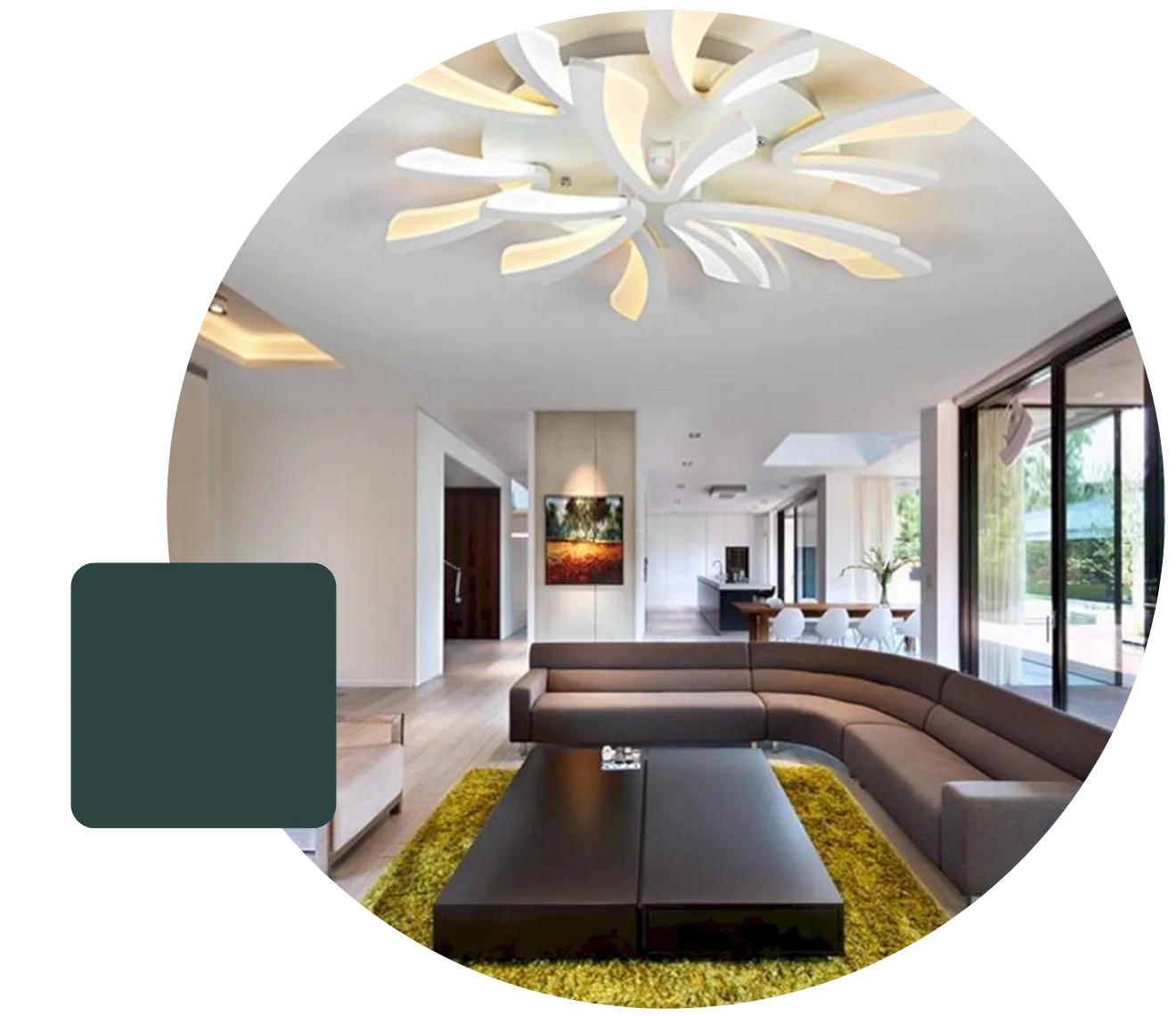 LED Ceiling Light in Villa