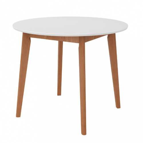 Compact round kitchen table