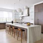 Glamorous Hollywood Regency Kitchen