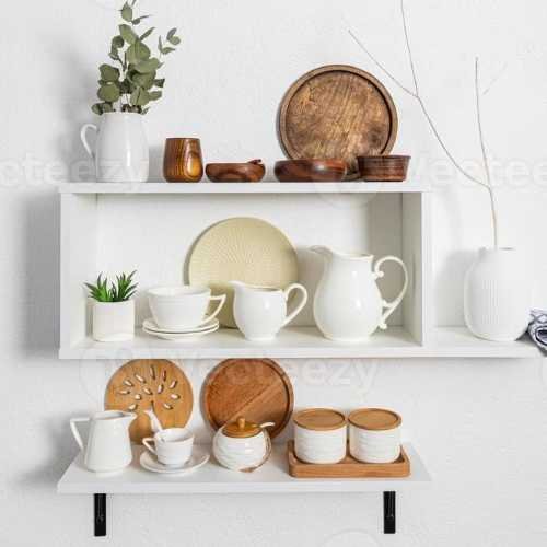 Space-saving shelves