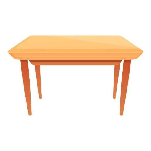 kitchen-table-icon-cartoon-style-vector