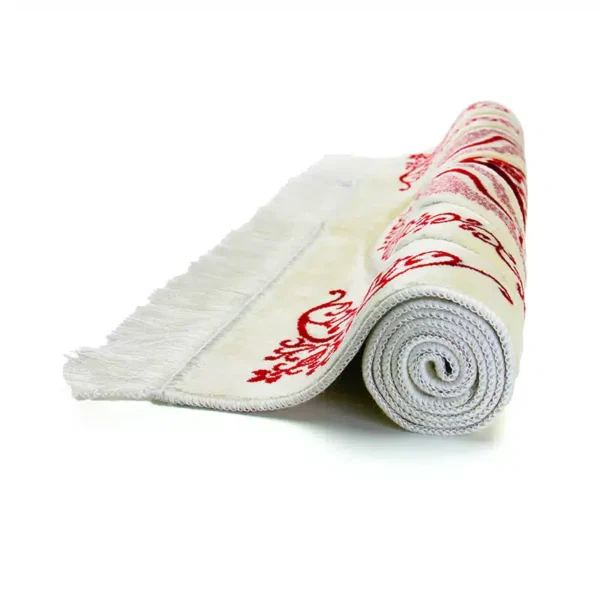 Red and Cream SP SEC Ultra Muslim Prayer Mat – Premium Quality - Image 4