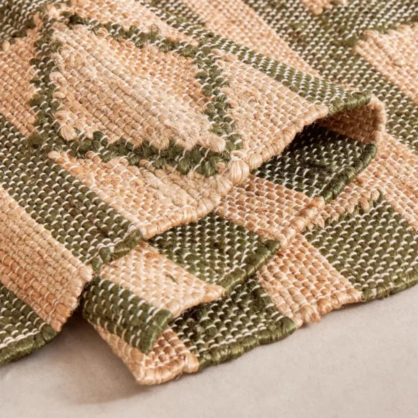 Inavi Eco-Friendly Woven Jute Rug - Image 2