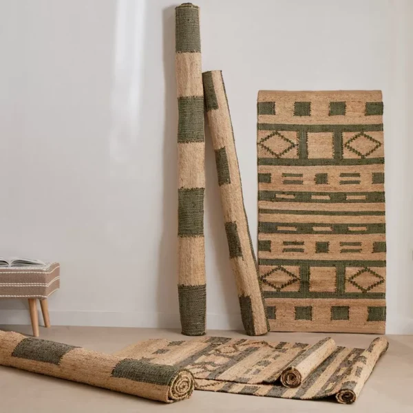 Inavi Eco-Friendly Woven Jute Rug - Image 3