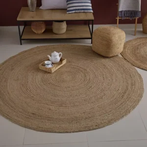 Natural Handcrafted Jute Rug