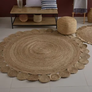 Tapis Natural Handcrafted Jute Rug
