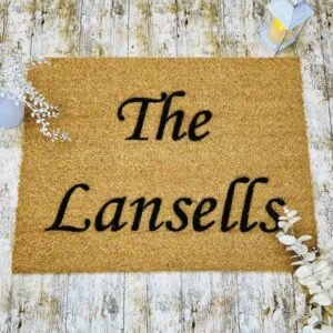 Hand-Printed Premium PVC Backed Coir Matting – Cut to Size