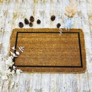 Border Design Coir Door Mat – Durable & Stylish Entryway Mat