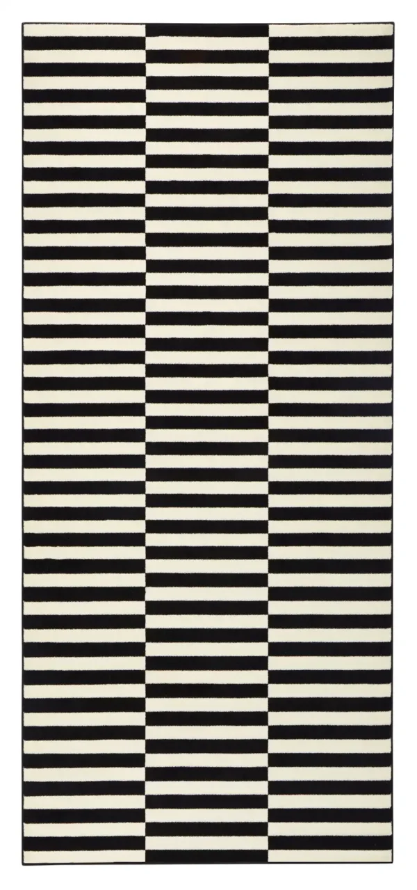 Modern Gloria Black Cream Rug - Image 3