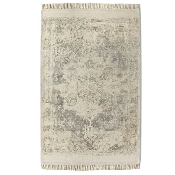 Classic Woven Rug with Fringe Edges - Image 3