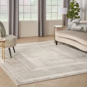 Glitz Ivory Modern Rug