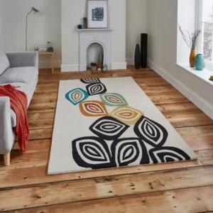 Inaluxe Colorfall Abstract Rug